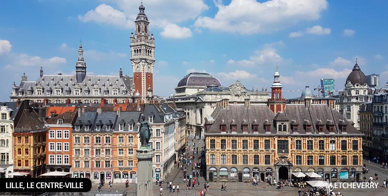 Lille, métropole où les prix de l'immobilier stagnent.