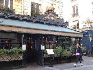 Façade du restaurant L'Escargot - Paris
